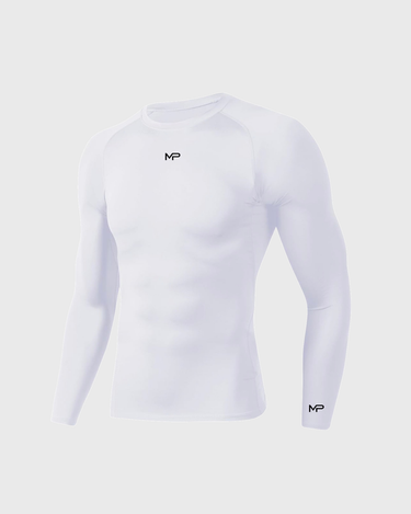 MP Long Sleeve Compression on soft gray background