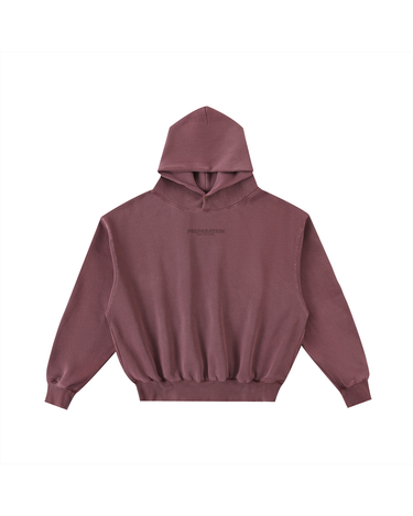 Prep Fleece Hoodie flat lay on a white studio background