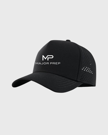 MP Signature Hat on soft gray background