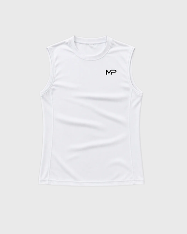 MP Sleeveless Compression on soft gray background