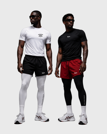 Major Prep Compression Tights product photo, soft gray background