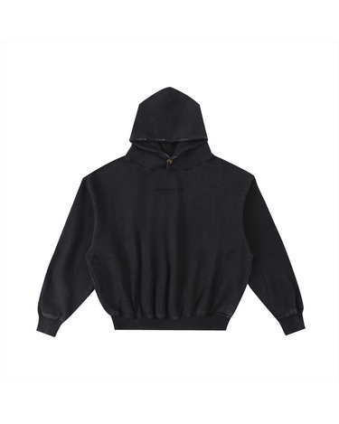 Prep Fleece Hoodie flat lay on a white studio background