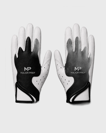 MP Football Gloves on soft gray background
