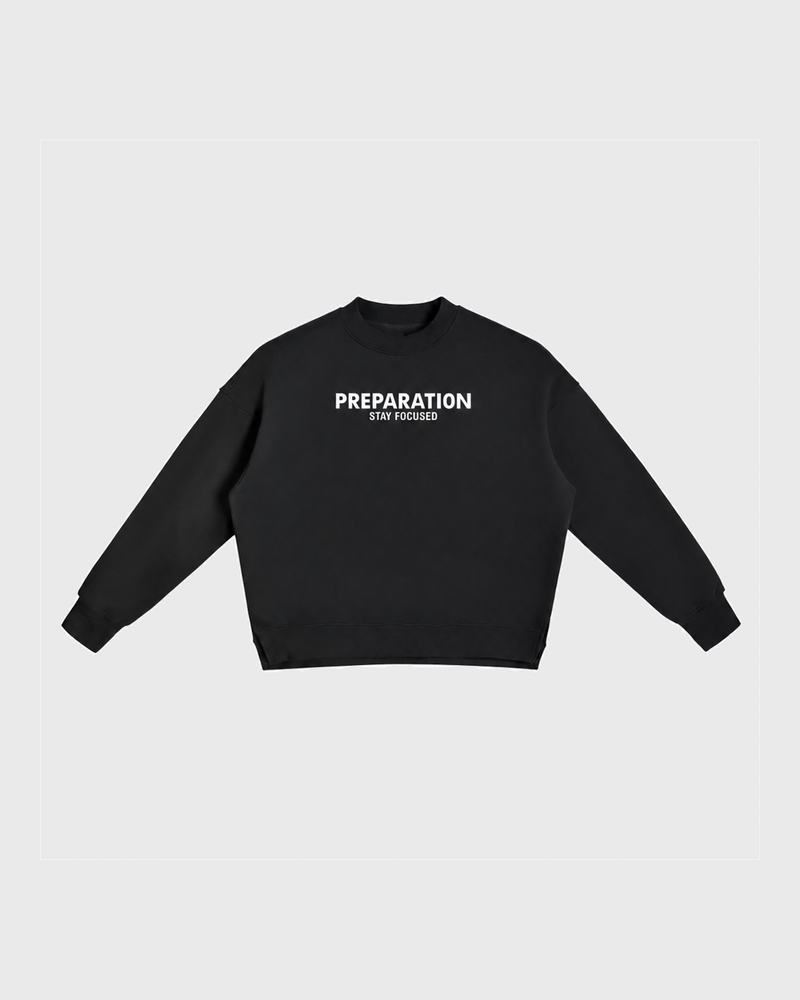 Fleece Side Slit Crewneck Sweatshirt