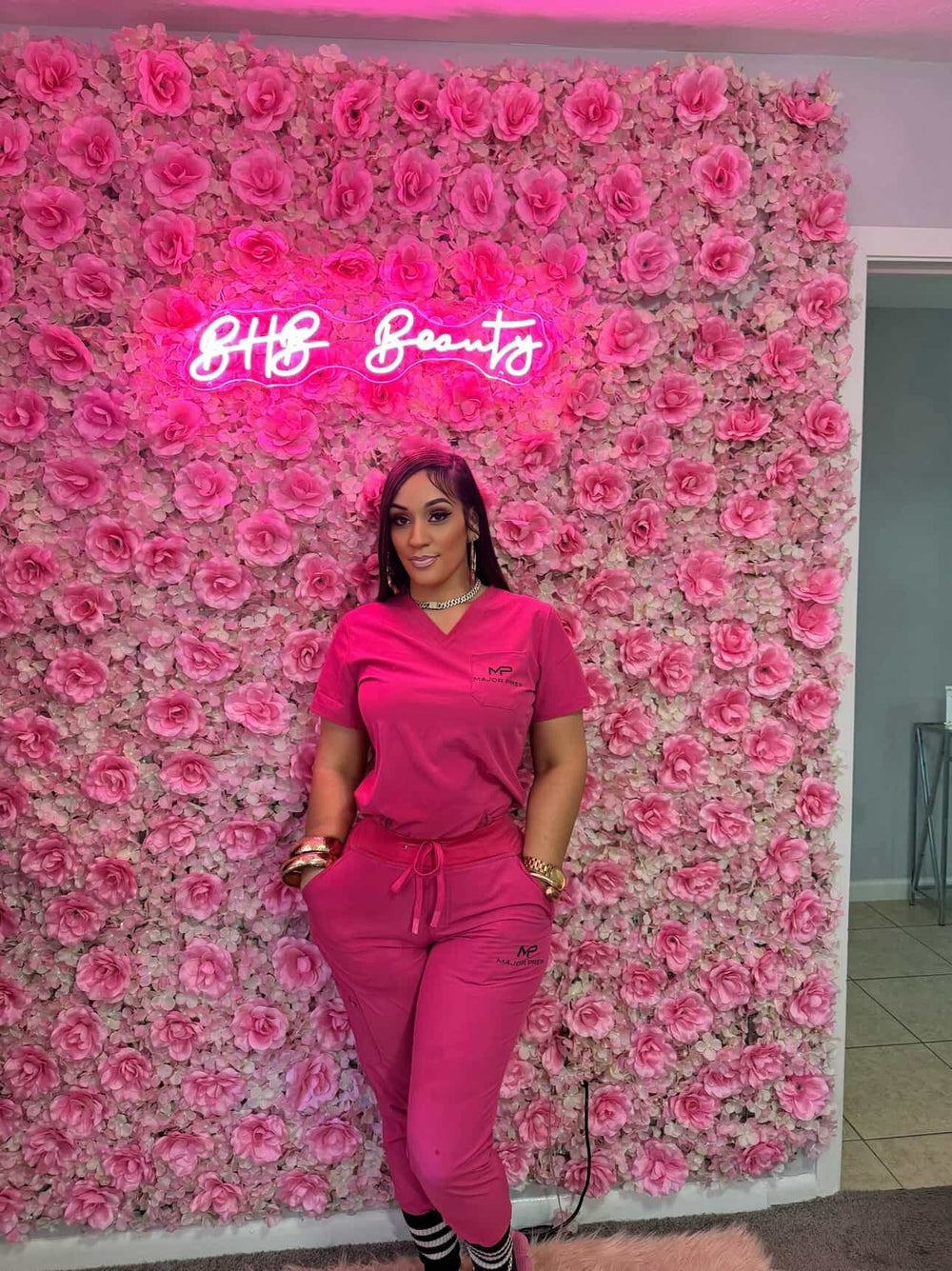 Pink Scrub Set - Ladies