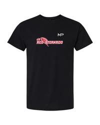 Jr Red Tornado White Short Sleeve Tee