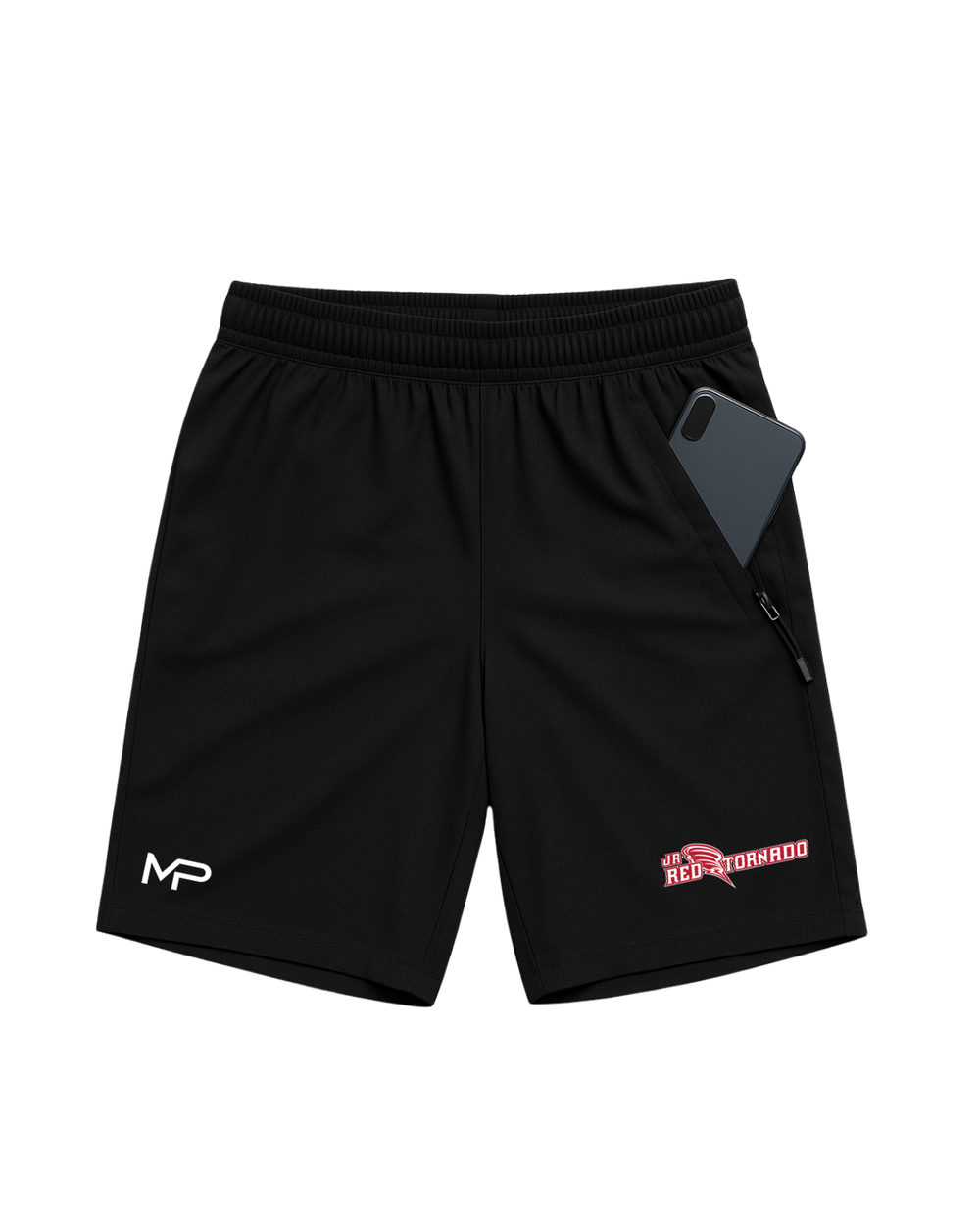 Jr Red Tornado Mesh Shorts