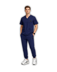 Men Scrub Set - Navy
