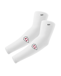 Gettysburg Football Arm Sleeves White