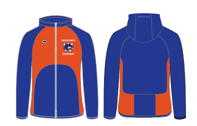 Blue/Orange Zip Jacket