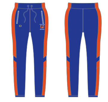 Blue/Orange Cotton Joggers