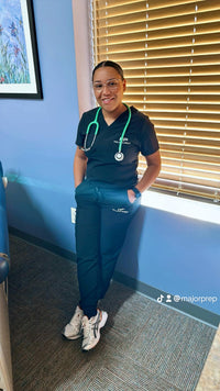 Navy Scrub Set - Ladies