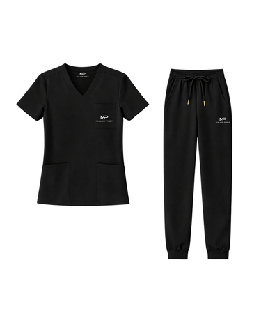 Black Scrub Set - Ladies