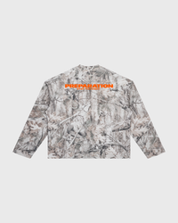 Prep Camo  Long Sleeve product photo, soft gray background