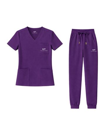 Purple Scrub Set - Ladies