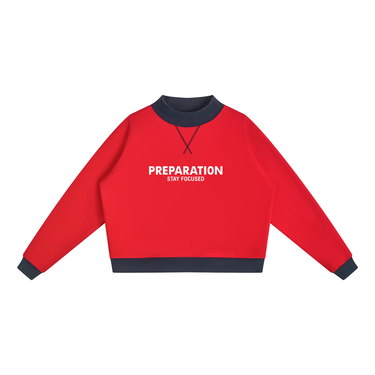 Prep Mock Neck Sweatshirt