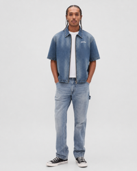 Prep Full-Zip Denim Shirt