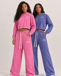 Prep Washed Crop Hoodie