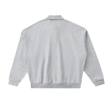 Fleece Polo Sweatshirt