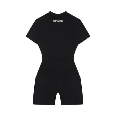 Blessed Quarter-Zip Short Sleeve Romper