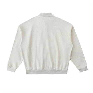 Fleece Polo Sweatshirt