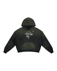 SBI Cougar Sunfade Hoodie on a clean white studio background