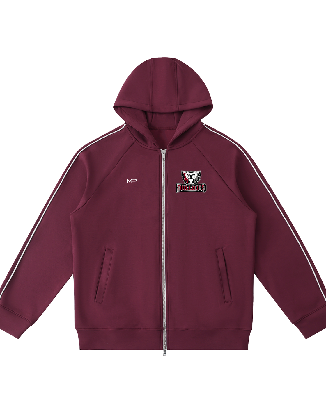 Thad Sleeve Zip Hoodie