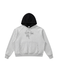 SBI Cougar Color Block Hoodie on a clean white studio background