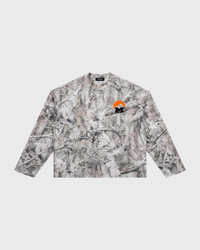 Prep Camo  Long Sleeve product photo, soft gray background