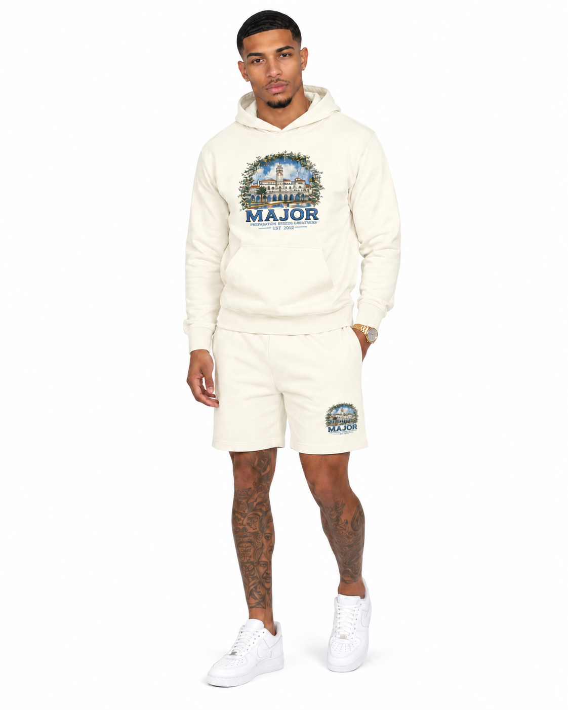 Major Paradise Hoodie on a clean white studio background