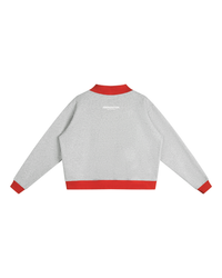Flower Gray with Red