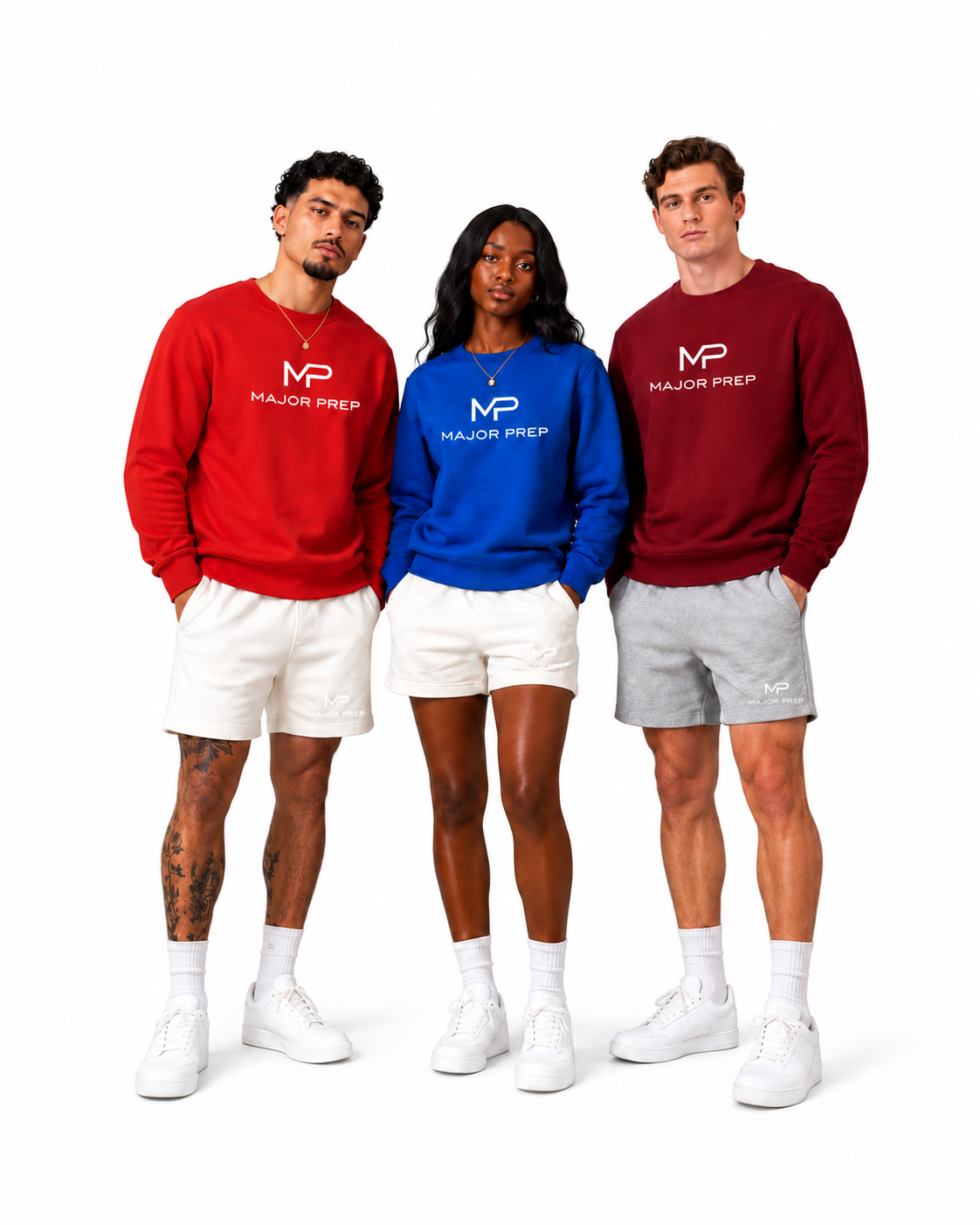 MP Crewneck Bundle on a clean white studio background