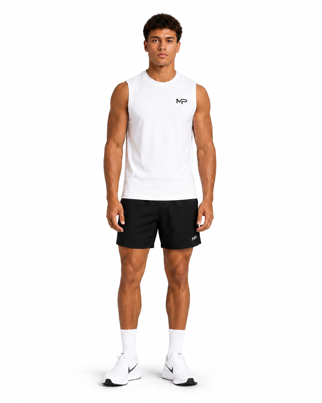MP Sleeveless Compression on a clean white studio background