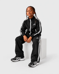 Preparation Jacket and Preparation Sweats youth track set in black