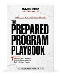 The Prepared Program Playbook on a clean white studio background