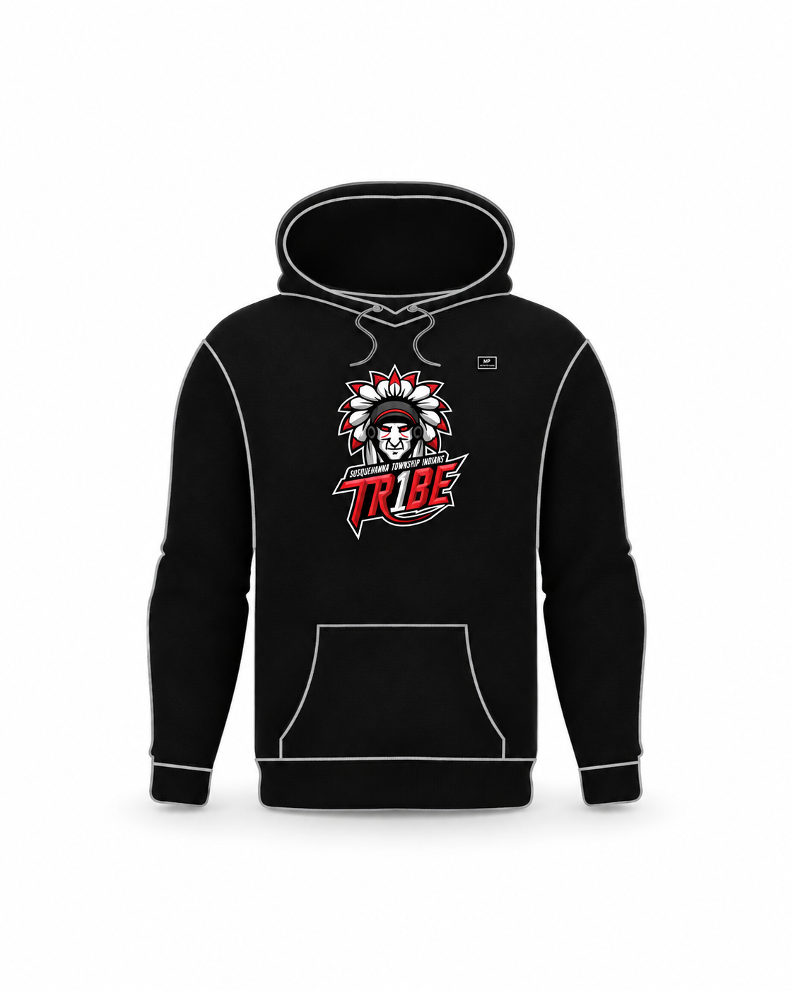 Tribe Hoodie on a clean white studio background