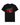 Tribe Black T Shirt front view on white studio background