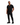 Men Scrub Set - Black on a clean white studio background